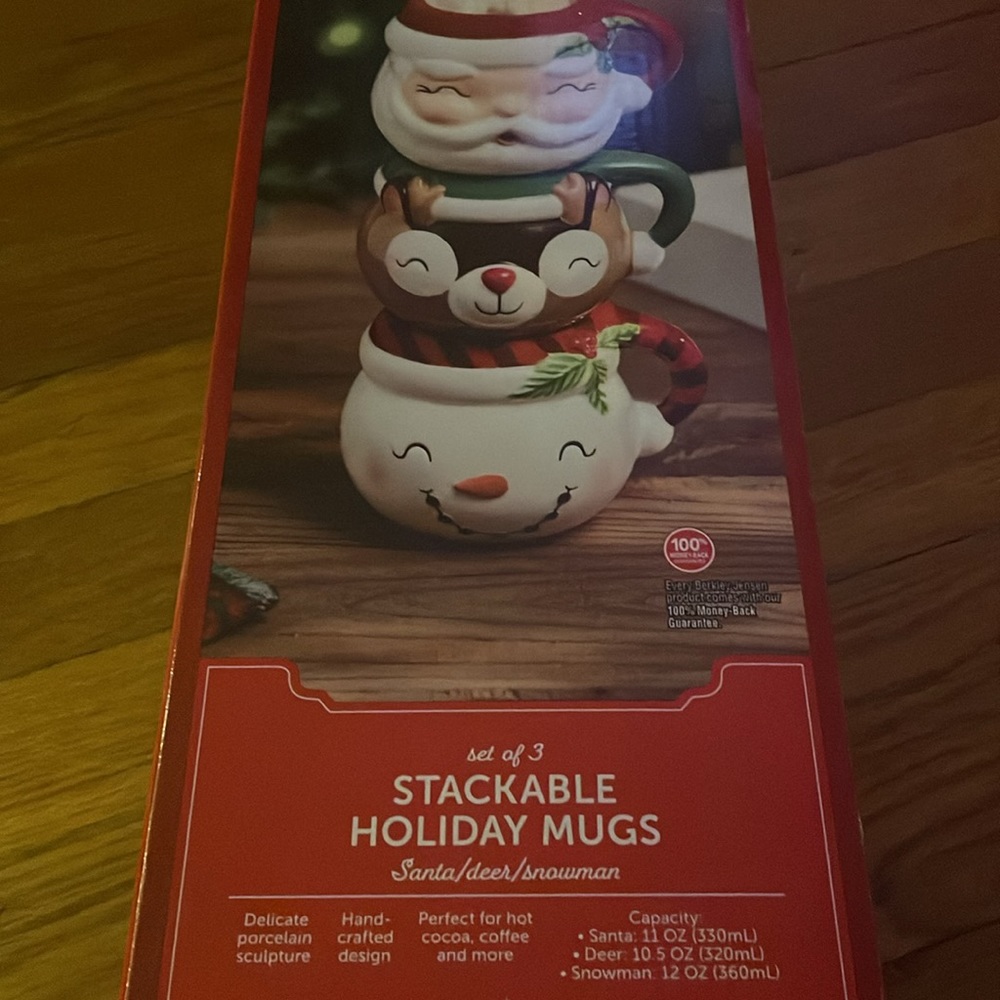 Stackable holiday mugs - Picture 2 of 3